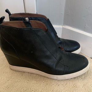 Línea Paolo Felicia Wedge Sneaker - Leather